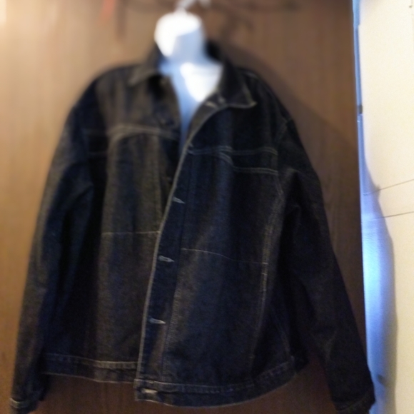 Black Jean Jacket - Picture 2 of 4